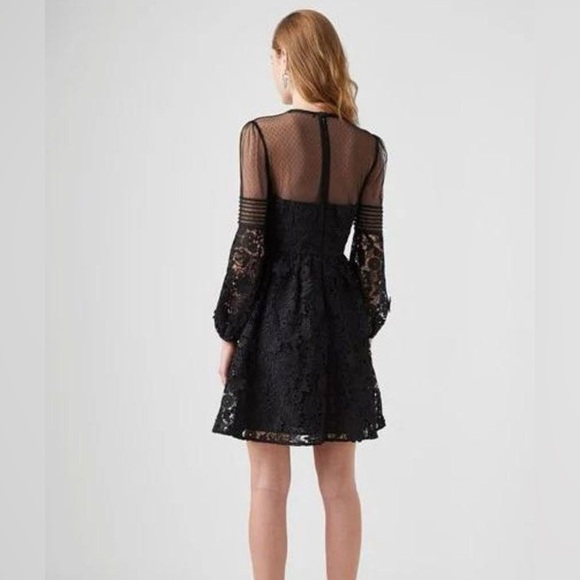 Bilan Lace French Connection dress size 2 black - Picture 3 of 7